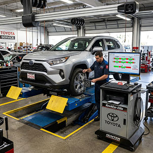 Стенд сход-развала Toyota
